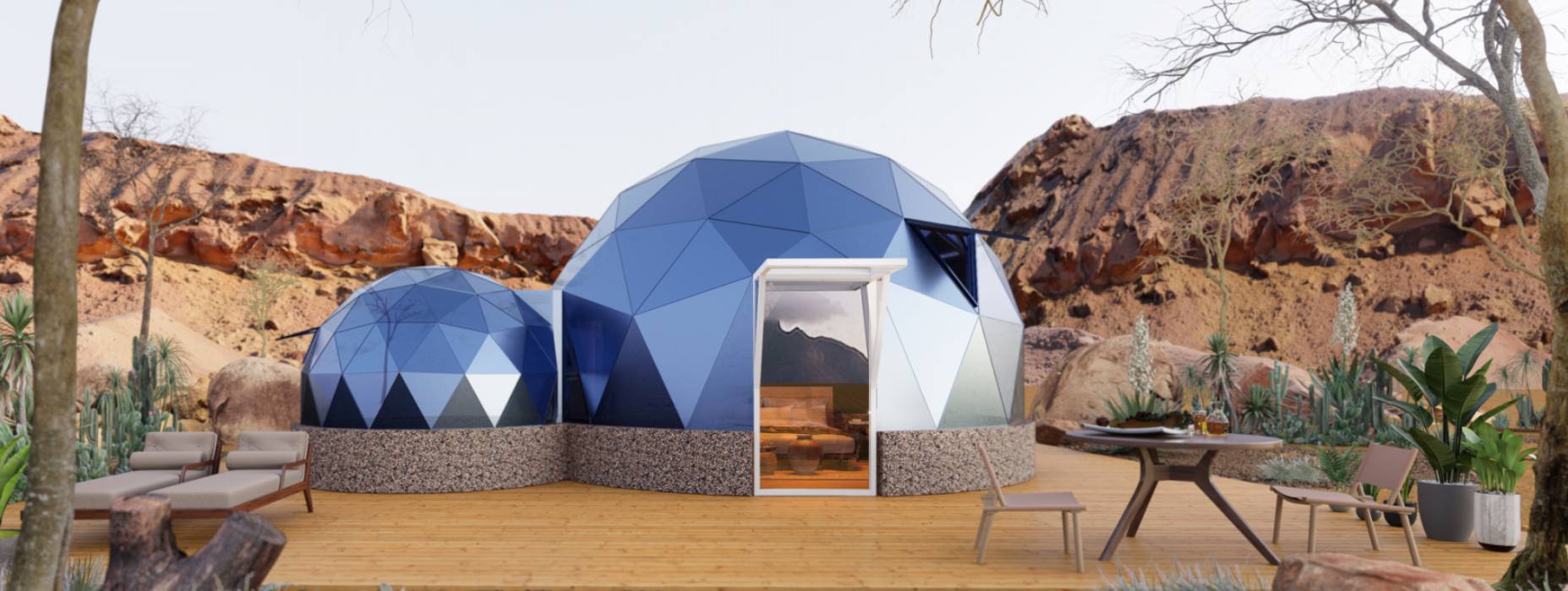 扎兰屯市球形智能光伏玻璃星空房